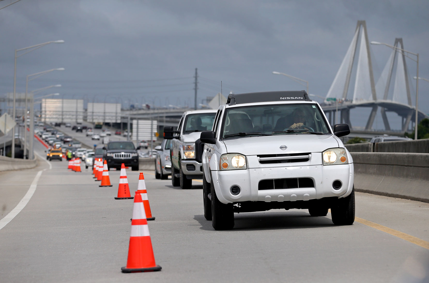 new traffic pattern Ravenel/I-26 from Edwards Bridge closure